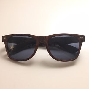 Wood Pattern Sunglasses